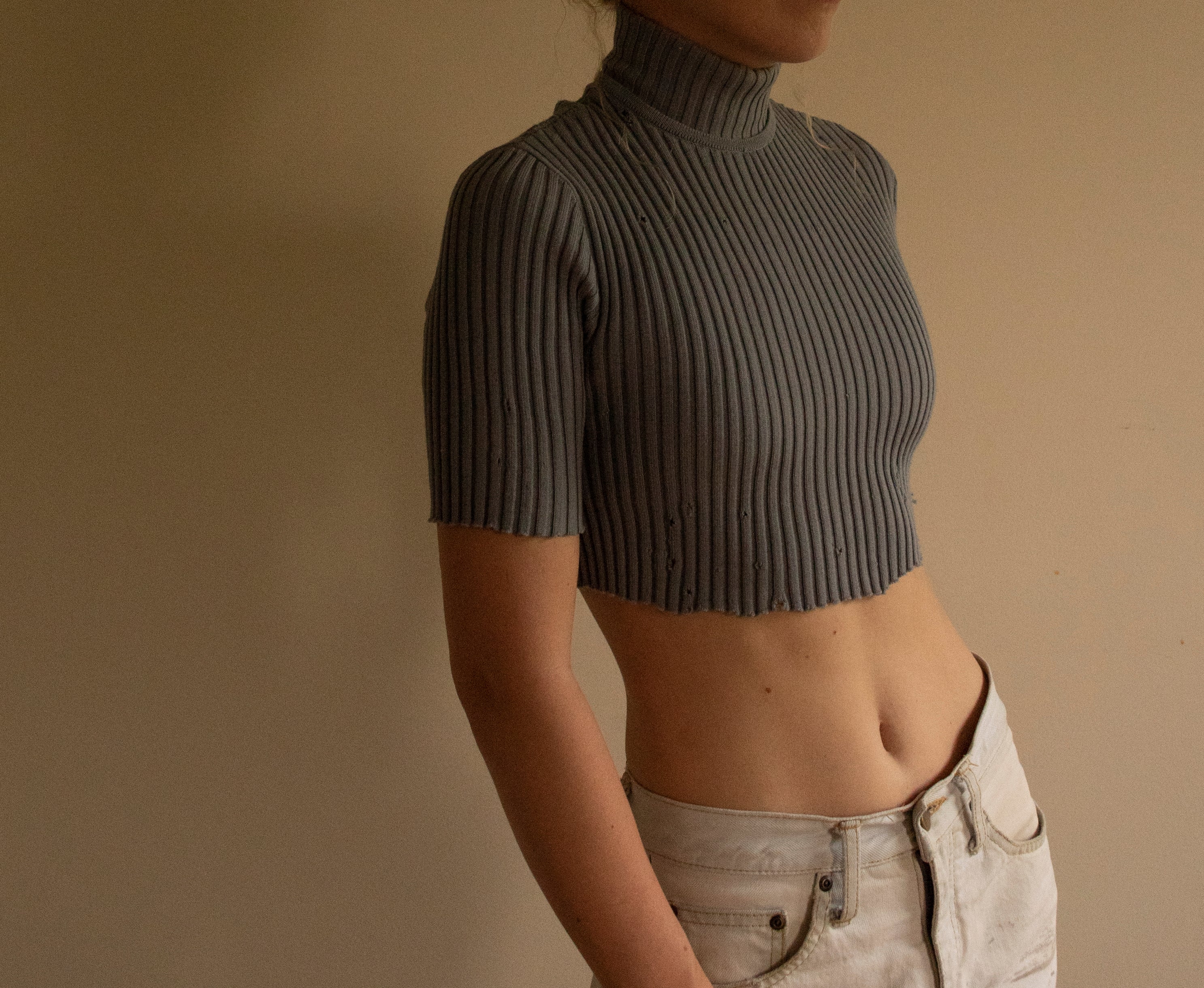 Cropped Turtleneck | 1970s